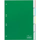 Onglets 6220 pvc a4 230x297mm 5 onglets vert