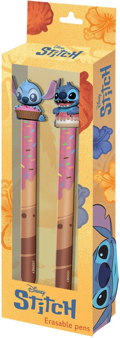 Charactermania - disney - lilo stitch - pack de 2 stylos gel effaçables