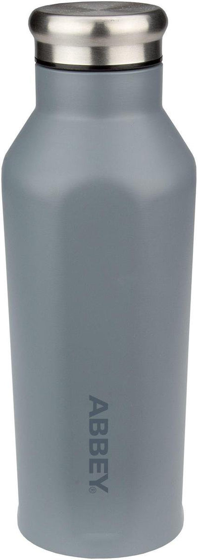 Bouteille à double paroi Abbey Camp Abbey - 0,35 l - gris argent - acier inoxydable