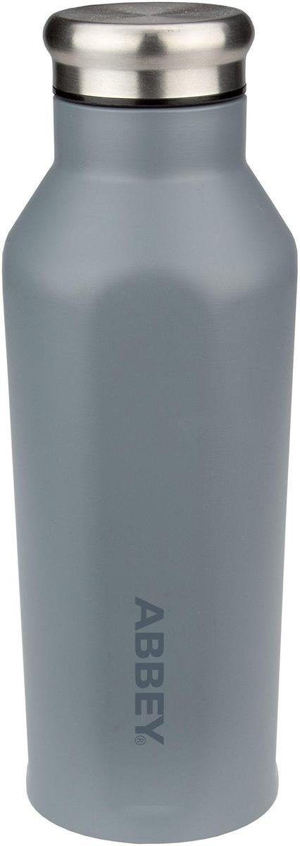 Bouteille à double paroi Abbey Camp Abbey - 0,35 l - gris argent - acier inoxydable