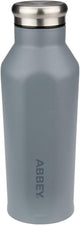 Bouteille à double paroi Abbey Camp Abbey - 0,35 l - gris argent - acier inoxydable