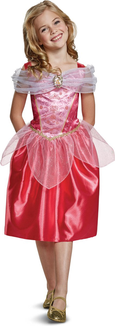 Déguisement princesse disney - la belle au bois dormant, aurore classique, taille m (7-8 ans), fille