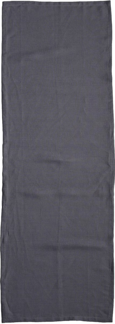 Ddddd - cabine - 2x chemin de table - 50 x 140 cm - gris - lot de 2 pièces