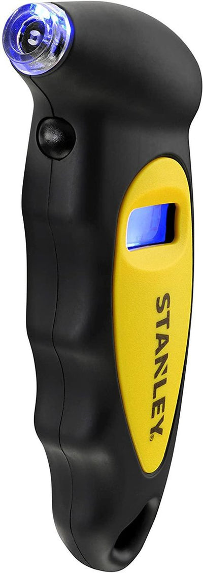 Stanley stht80874-0 - manomètre numérique pour pneus - pour une mesure précise de la pression - éclairage LED
