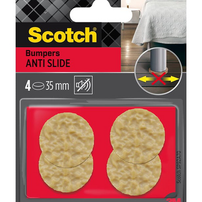 3m 1070712 - scotch® pare-chocs antidérapants autocollants miel ø 35mm | 10 pièces