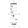 Mack 1017858 - support de cadre en acier plaqué laiton 6 pcs 10 x 17 mm | 10 pièces