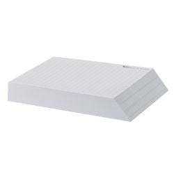 Bloc-notes en papier à carreaux könig ebhardt 98x113x20mm 90gsm blanc 170 feuilles
