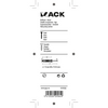 Mack 1019938 - boulon à coin avec goujon fileté. galvanisé 3 pièces m8x75 42mm | 5 pièces