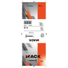 Mack 1017948 - clou de schiste en acier galvanisé 250 gr 3,0 x 40 mm | 5 pièces