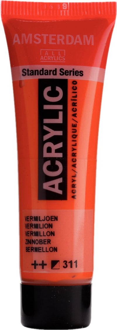 Peinture Royal Talents - acrylique - 311 - vermillon - amsterdam - 20ml