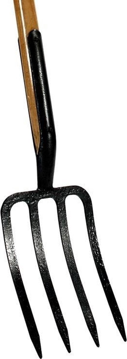 Outils linguistiques - fourche à creuser - 4 dents - ressort fixe