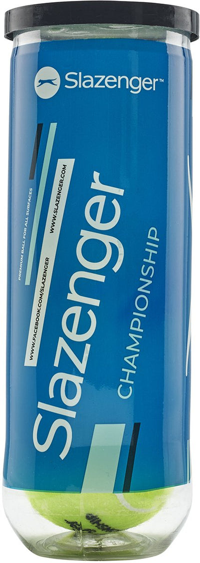 Balles de tennis unisexes Slazenger s TB Championship 3pet - jaune