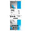 Mack 1018105 - boulon de chauffage + écrou acier galvanisé 18 pcs m6 x 80 mm | 5 pièces