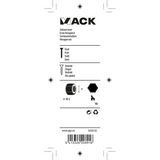 Mack 1018110 - écrou hexagonal en acier galvanisé 100 pcs m 6 | 5 pièces - afbeelding 3