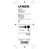 Mack 1020012 - boulon fileté à bois en acier inoxydable 8 pièces 8 x 50 mm | 5 pièces