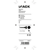Mack 1020014 - boulon fileté à bois en acier inoxydable 6 pièces 8 x 70 mm | 5 pièces