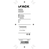 Mack 1020021 - clou à tête plate en acier inoxydable A2 100 pcs 1,6 x 20 mm | 5 pièces - afbeelding 3