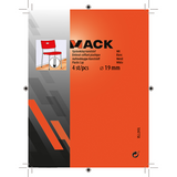 Mack 1047758 - bouchon en plastique blanc ø 19 mm 4 pcs | 6 pièces - afbeelding 3
