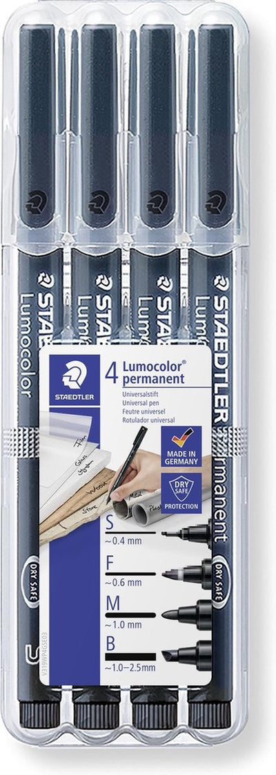 Marqueur permanent staedtler lumocolor noir