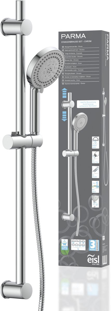 Ensemble de barre de douche Eisl Parma - chrome