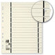 Bandes de séparation chamois oxford 1-10