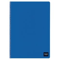 Bloc spirale elco e5 bleu à carreaux