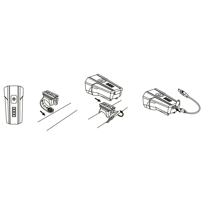 Phare USB Haute Puissance Max 70 Lux