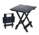 Table de camping de jardin Pro adige 45x43x50cm gris