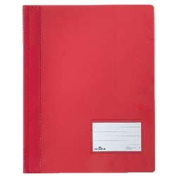 Attache rapide semi transparent durable 268003 a4 rouge