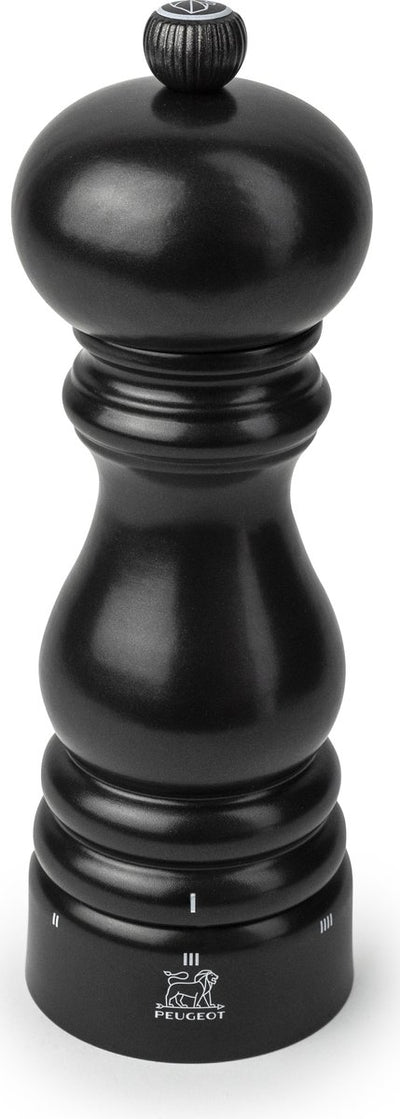 Moulin à sel Peugeot paris 18 cm - noir satiné - u'select - broyeur zirlion
