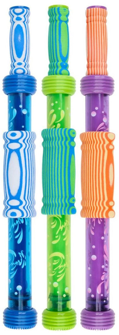 Eddy Toys Water Shooter - Seringue à eau avec mécanisme de pompe - Jouets d'été - Poignée en mousse - Couleurs assorties