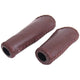 Poignées de bord en cuir Matt Dark Brown 135 92mm (emballage d'atelier)