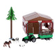 Ferme Agrotoys avec tracteur et échelle d'animaux 1:50