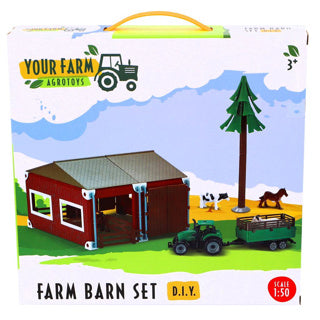 Ferme Agrotoys avec tracteur et échelle d'animaux 1:50