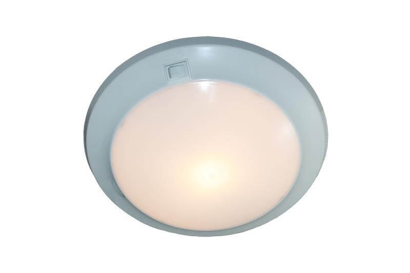 Plafonnier Cirro camping-car et caravane 12 volts - blanc