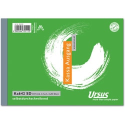 Ursus bloc-notes a6 paysage 40 feuilles paquet de 2