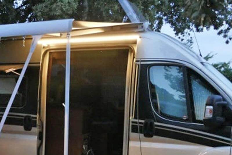 Viganella 180 cob led lampe de porte et gouttière bus camping-car crafter man sprinter - ece r10