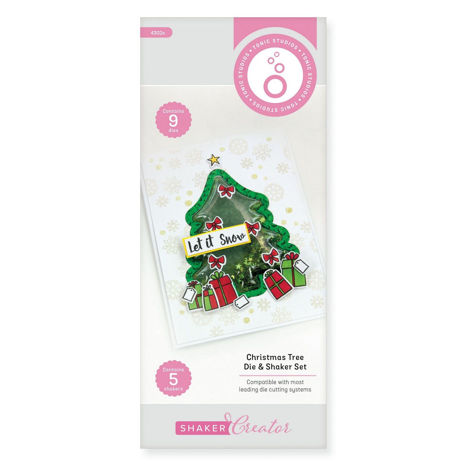 Tonic Studios • Ensemble shaker sapin de Noël