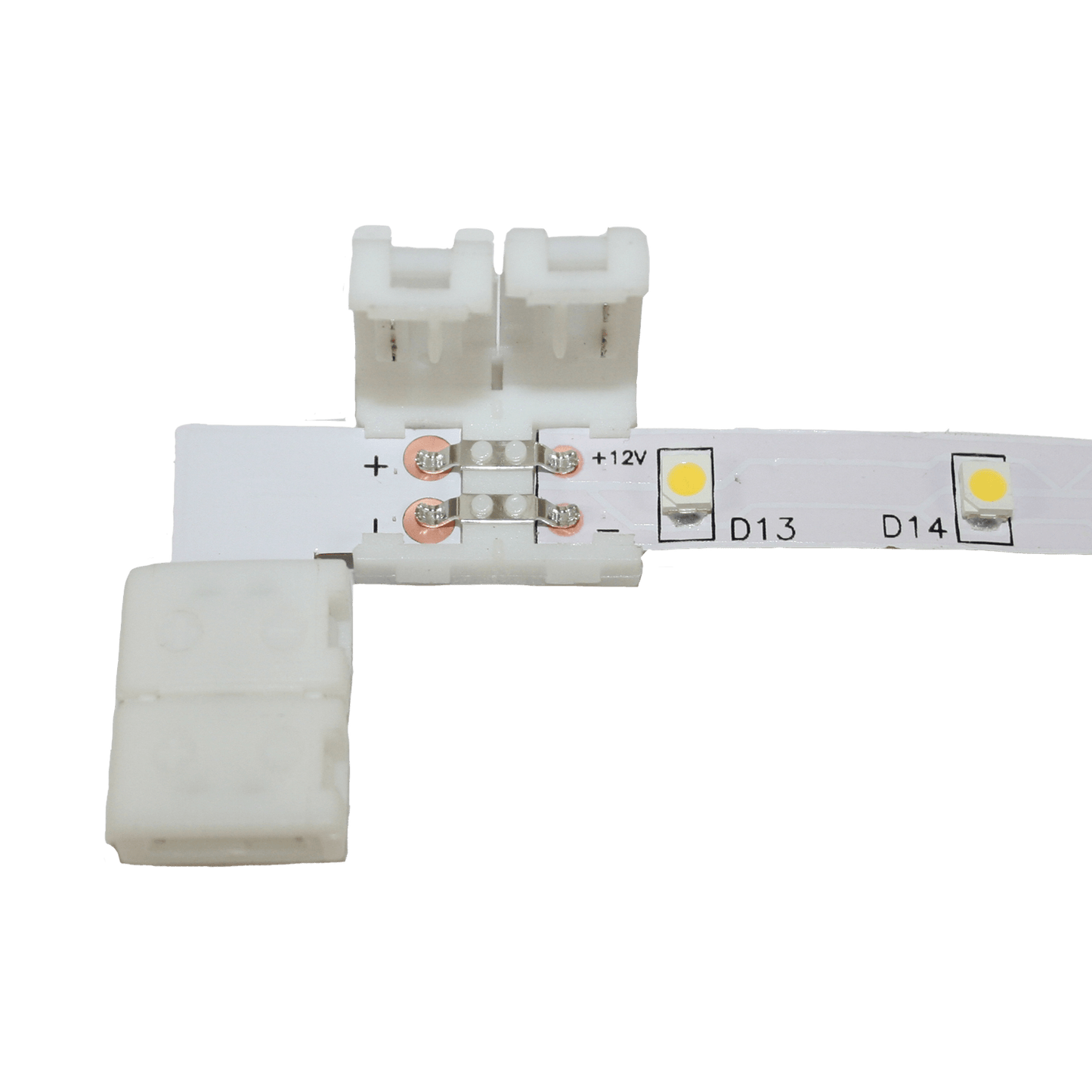 Connecteur Cingoli pour bande LED 8mm - angle droit (90°)