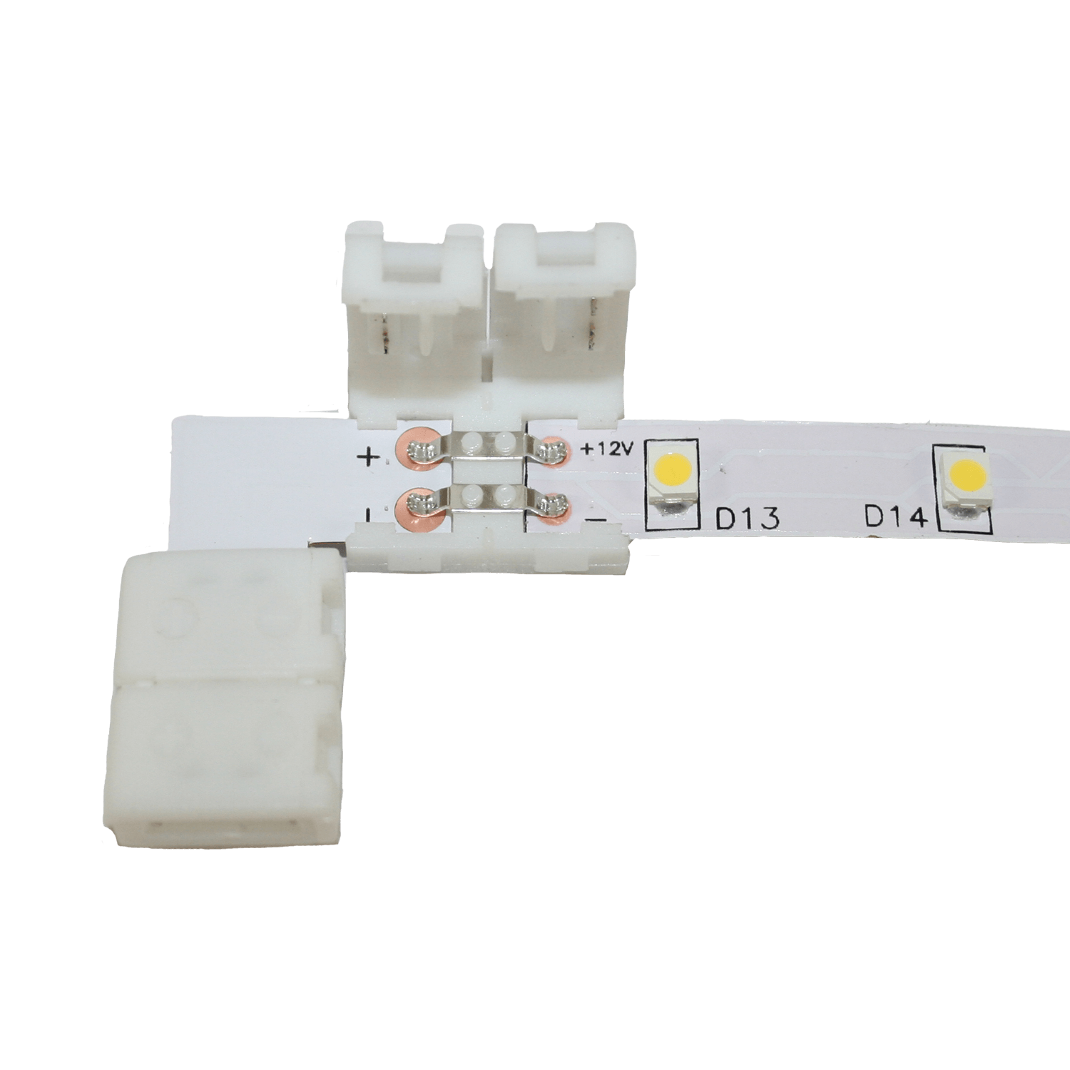 Connecteur Cingoli pour bande LED 8mm - angle droit (90°)