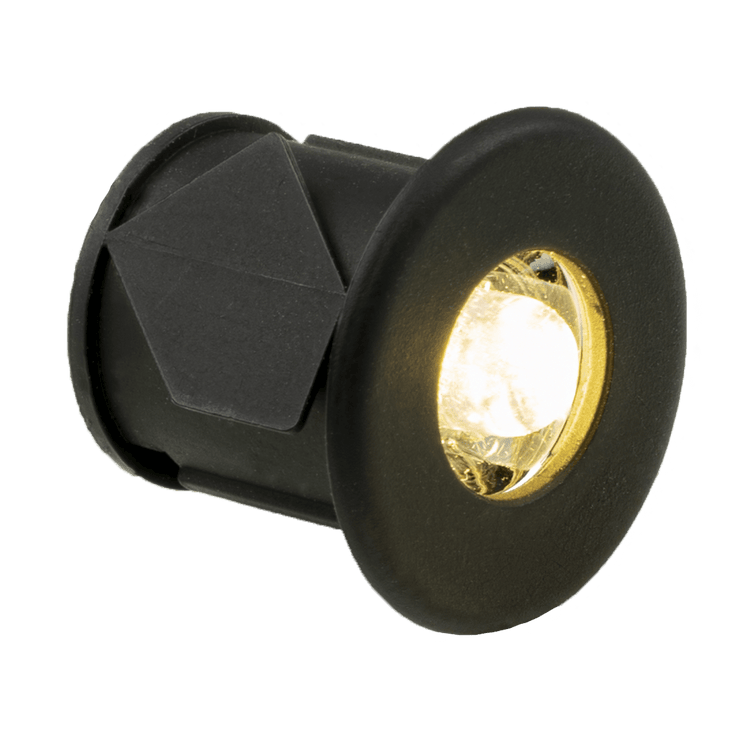 Spot encastrable Campio mini - ece r10 - noir - sans emballage de vente
