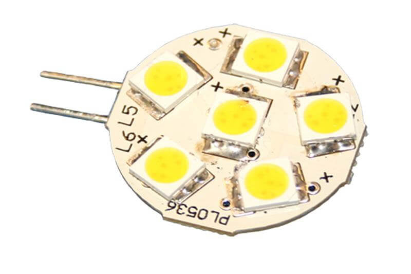 Lampe plug-in LED super plate dimmable 12v G4 - 100 lumens