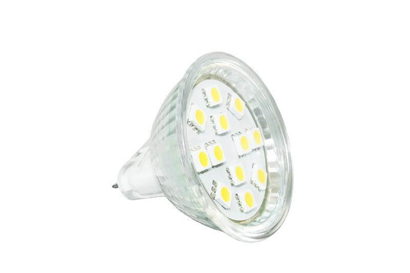 Lampe LED SMD Abi MR16 stylisée entre 10 et 30v - 120 lumens