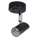 Spot en saillie Sao LED avec interrupteur et USB-C - noir - afbeelding 2