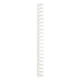 Reliure dos gbc pvc 19mm blanc