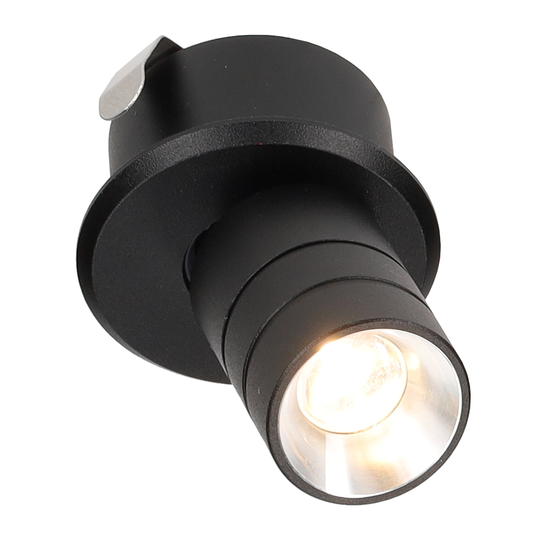 Rapino mini spot encastrable noir