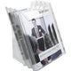 Porte-brochures durable 858019 polystérol 242x217x291mm 3xa4 noir
