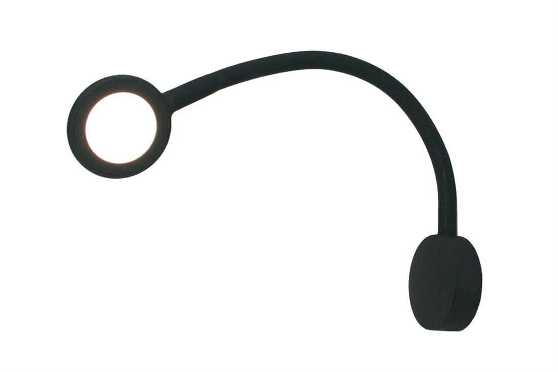 Lampe LED flexible Verona noire - sans emballage de vente