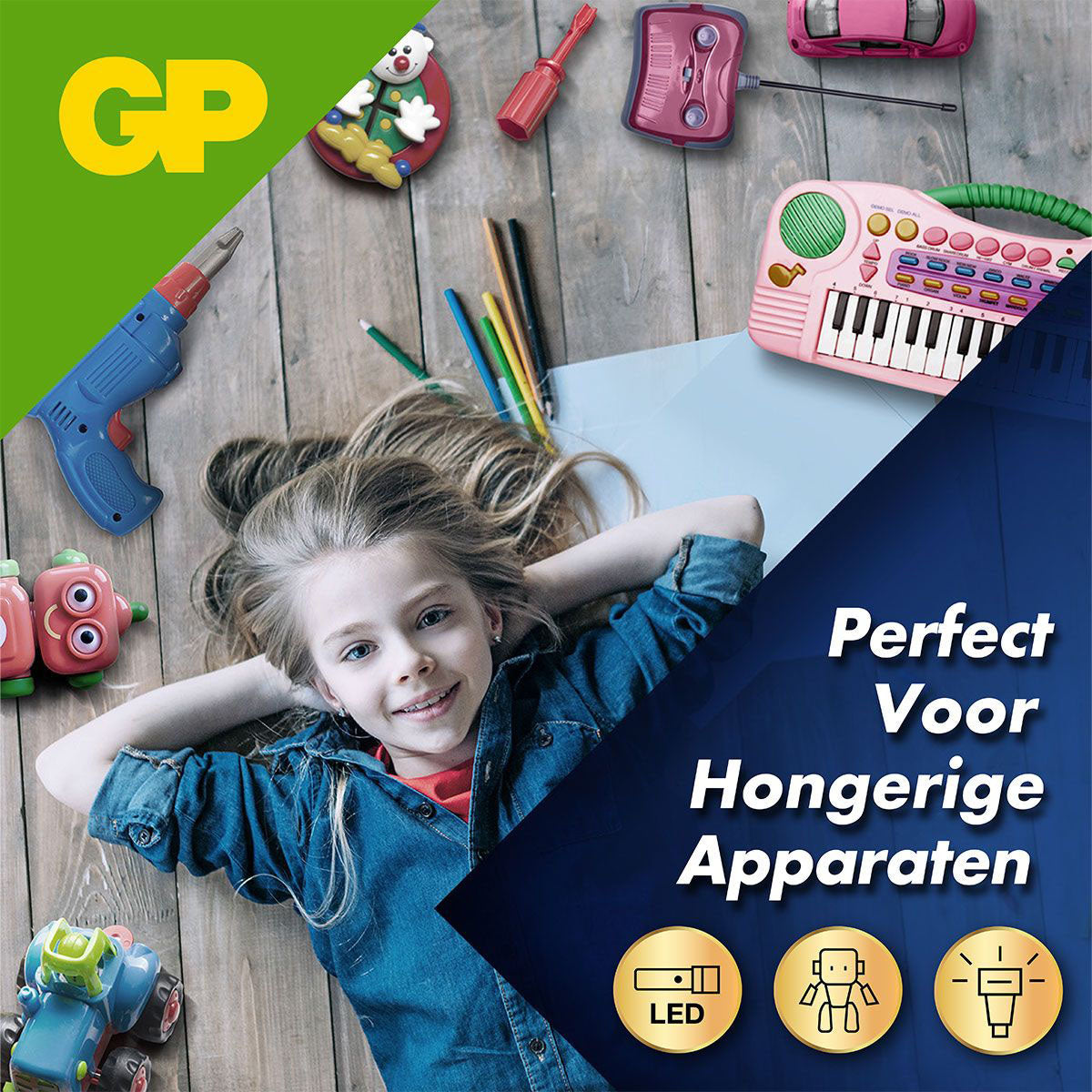 Piles alcalines GP Ultra Plus AAA 4PK