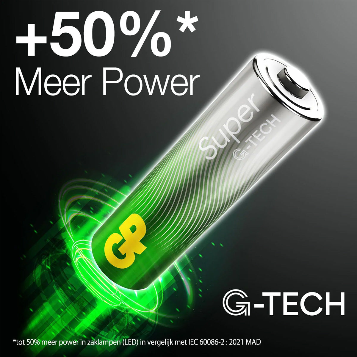 GP Super Alcaline AA Batteries 16hp